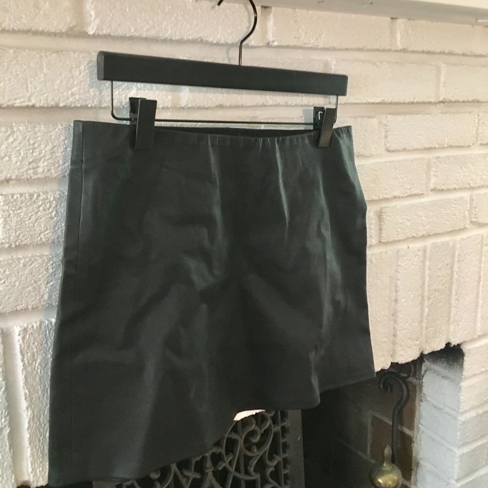 Reformation Leather Mini Skirt